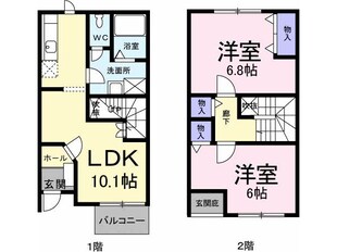 天童駅 徒歩5分 1階の物件間取画像